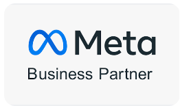 Selo oficial Meta Business Partner